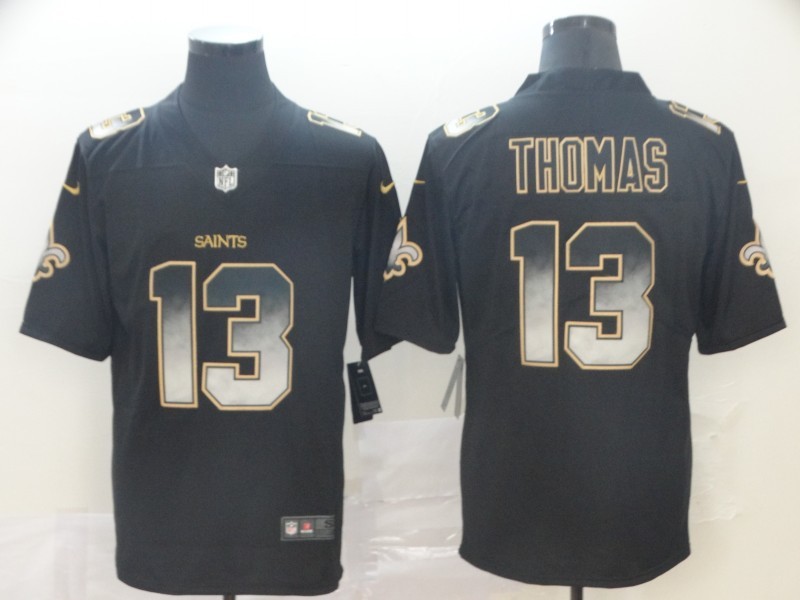 Men's New Orleans Saints #13 Michael Thomas Black Jersey